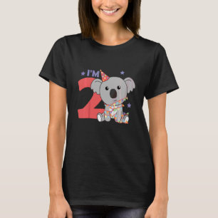 Kids Second Birthday Koala For Kids A Birthday Koa T-Shirt