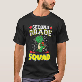 Kids Second Grade Squad Elementary Primary School  T-Shirt