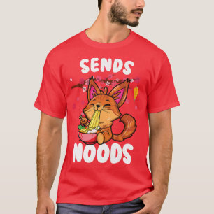 Kids Sends noods main coon ramen cat kawaii T-Shirt