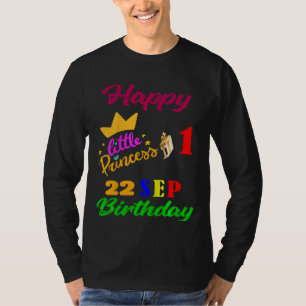 Kids September Girls Birthday 22 September 1st Ann T-Shirt