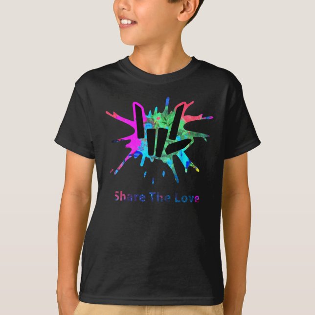 Kids Share Love Merch S And Young359 T-Shirt (Front)