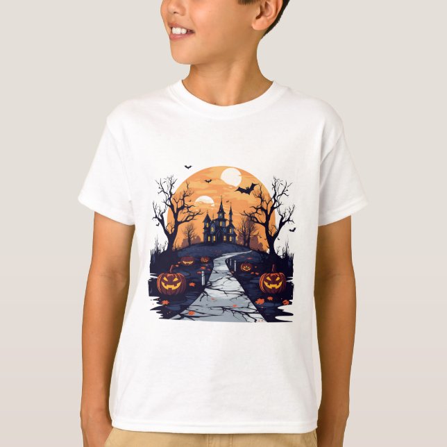 Kids Shirt-Halloween T-Shirt (Front)