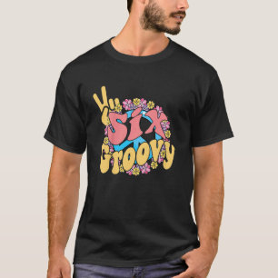 Kids Six Groovy Birthday Boho 6 Years Old 6th Birt T-Shirt