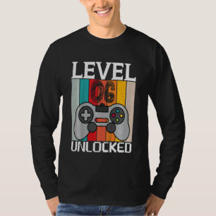 Kids Six Year Old Birthday Boy Kids Video Gamer 6t T-Shirt