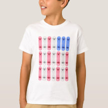 Kids Skateboard American Flag T-shirt