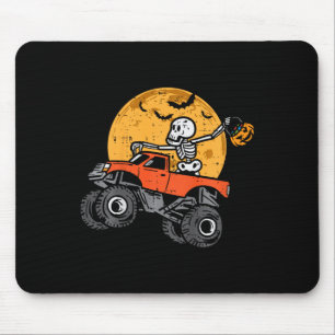 Kids Skeleton Monster Truck Moon Candy Toddler Boy Mouse Mat