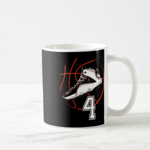 Kids Sketll Shoes Sports 4th Birthday Party Gift 4 Coffee Mug