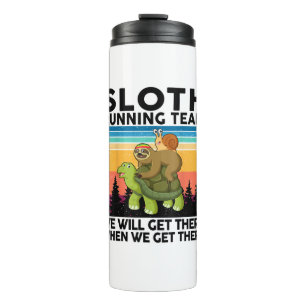 Kids Sloth T-Shirt Thermal Tumbler