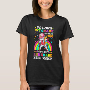Kids So Long 1st Grade 2nd Grade Here I Come 1st G T-Shirt