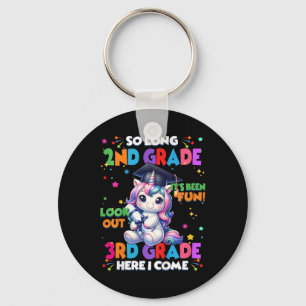 Kids So Long 2nd Grade Here I Come 3rd Grader Grad Key Ring