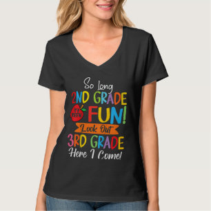 Kids So Long 2nd Grade Here I Come 3rd Grader Grad T-Shirt