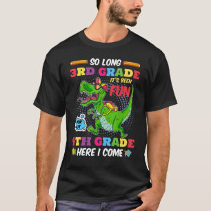 Kids So Long 3rd Grade Look Out 4th Grade Here I C T-Shirt
