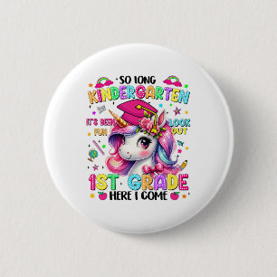 Kids So Long Kindergarten Graduation Graduate Unic 6 Cm Round Badge