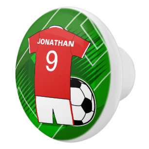 Kids soccer Bedroom Collection 1 Ceramic Knob