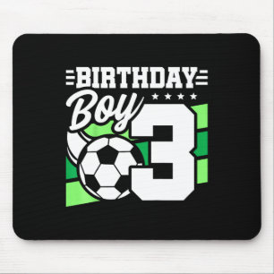 Kids Soccer Birthday Party - 3 Year Old Boy - 3rd Mouse Mat
