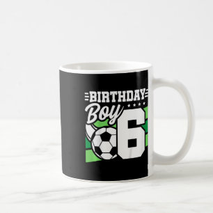 Kids Soccer Birthday Party - 6 Year Old Boy - 6th Coffee Mug