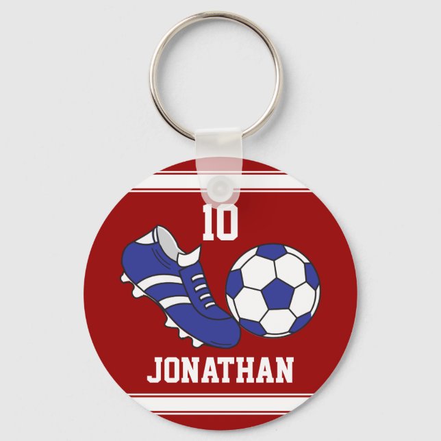 Kids soccer key ring (Front)