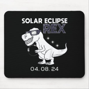 Kids Solar Eclipse T Rex 04.08.2024 Dino Fun Toddl Mouse Mat