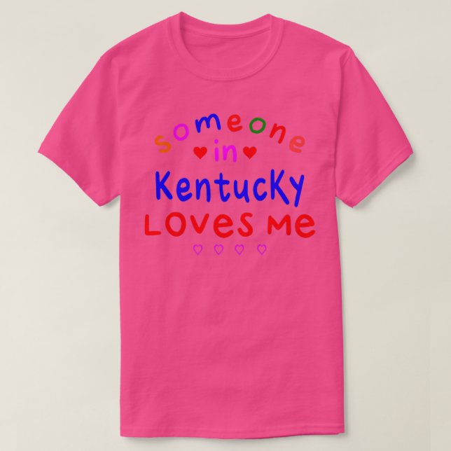 Kids Someone in Kentucky Loves Me Kids Boys Girls  T-Shirt (Design Front)