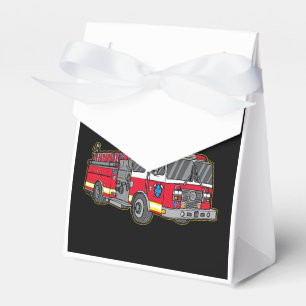 Kids Sound Alarm Im 7 Kids Fire Truck Firefighter Favour Box