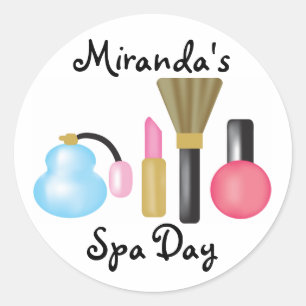 Kids Spa Party Stickers