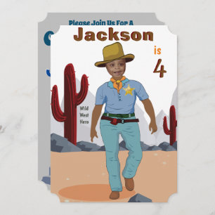 Kids Special Sheriff Cowboy Photo Template 