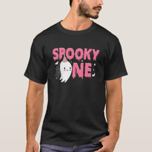 Kids Spooky One 1st Birthday Girl Outfit 1 Year Ol T-Shirt
