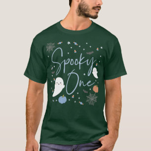 Kids Spooky One First Birthday Baby Blue Boy 1st C T-Shirt
