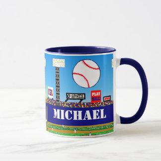 Kids Sports Baseball Mug Personalised Gift