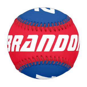Kid's sports Birthday baseball gift idea with name