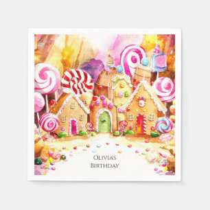 Kids' Sprinkle Candyland Birthday Napkin