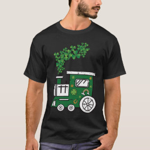 Kids St.Patrick Day Train C Choo Choo Boys Kids To T-Shirt