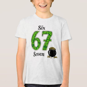 Kids St.Patrick’s Day Six Seven Tri-Blend Shirt