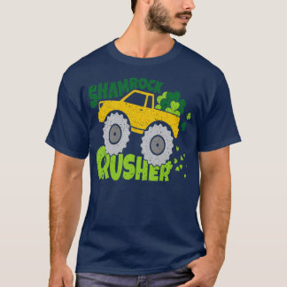Kids St Patricks Day 2022 for Monster Truck Lover  T-Shirt