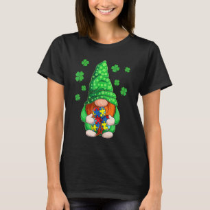 Kids St Patricks Day  Autism Awareness Gnomes Boy  T-Shirt