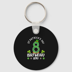 Kids St. Patrick's Day Birthday 8th 2015 T-Shirt Key Ring