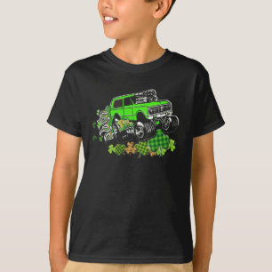 Kids St Patricks Day forLeprechaun Monster Truck T-Shirt