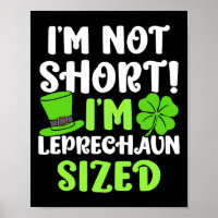 Kids St Patricks Day I'm Not Short I'm Leprechaun