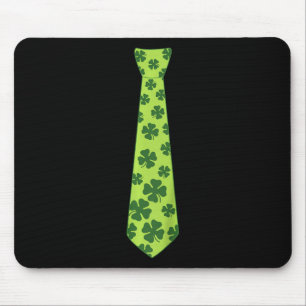 Kids St Patricks Day Irish Clover Tie Shamrock Tod Mouse Mat