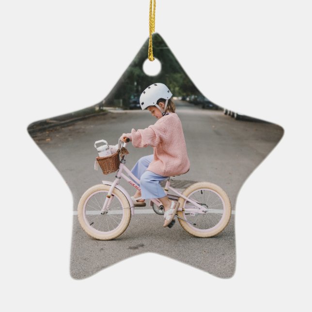 Kids' Star Christmas Tree Ornament (Front)