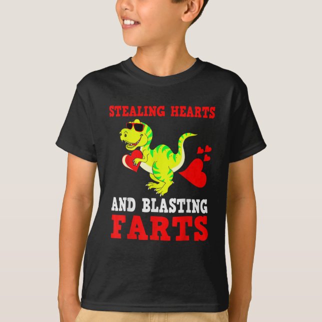 Kids Stealing Hearts And Blasting Farts T-Shirt (Front)