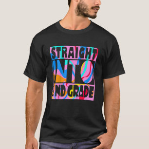 Kids Straight into 2nd grade Student schoolgirl   T-Shirt