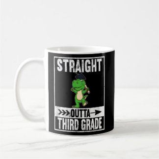 Kids Straight Outta Third Grade 3rd Elementary Gra Coffee Mug