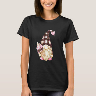 Kids Strawberry Ice Cream Gnome For Kids Cute Buff T-Shirt