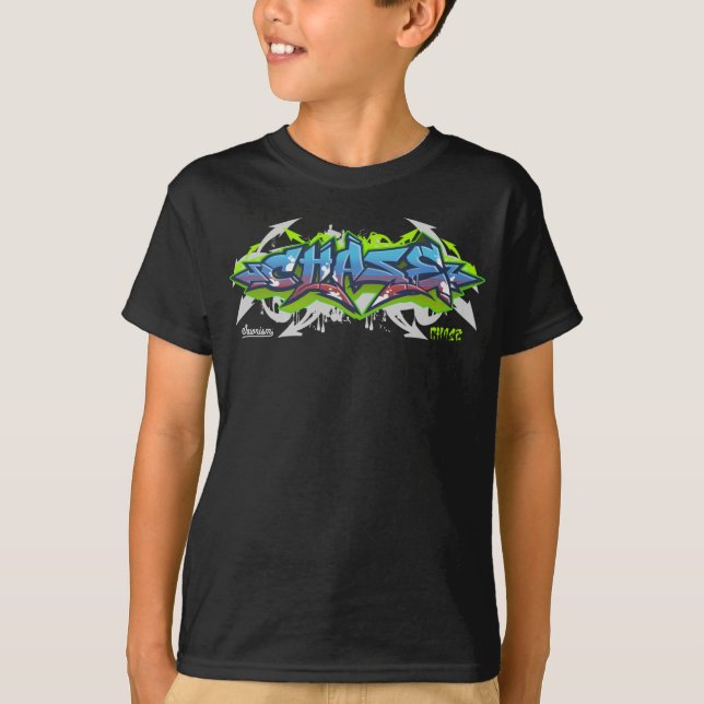 Kids Streetwear: Chase Graffiti T-Shirt (Front)