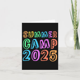 Kids Summer Camp 2025 Camping Director Crew Host C Card
