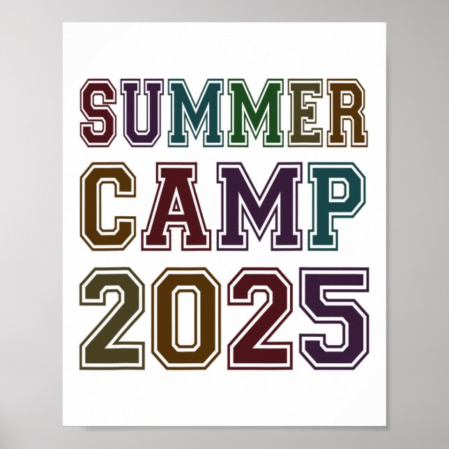 Kids Summer Camp 2025 Teacher Campsite Host Team S Poster (Front)