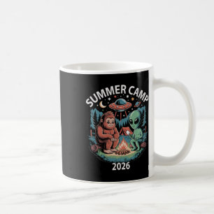 Kids Summer Camp 2026 Alien Bigfoot Director Crew  Coffee Mug