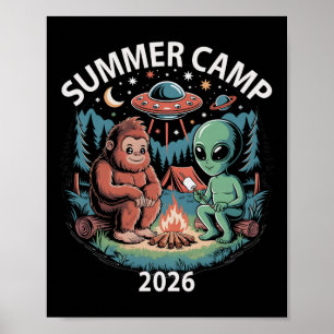Kids Summer Camp 2026 Alien Bigfoot Director Crew  Poster