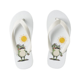 Kids' Sunny Summer Flip-Flops - Cute Character Kid's Flip Flops